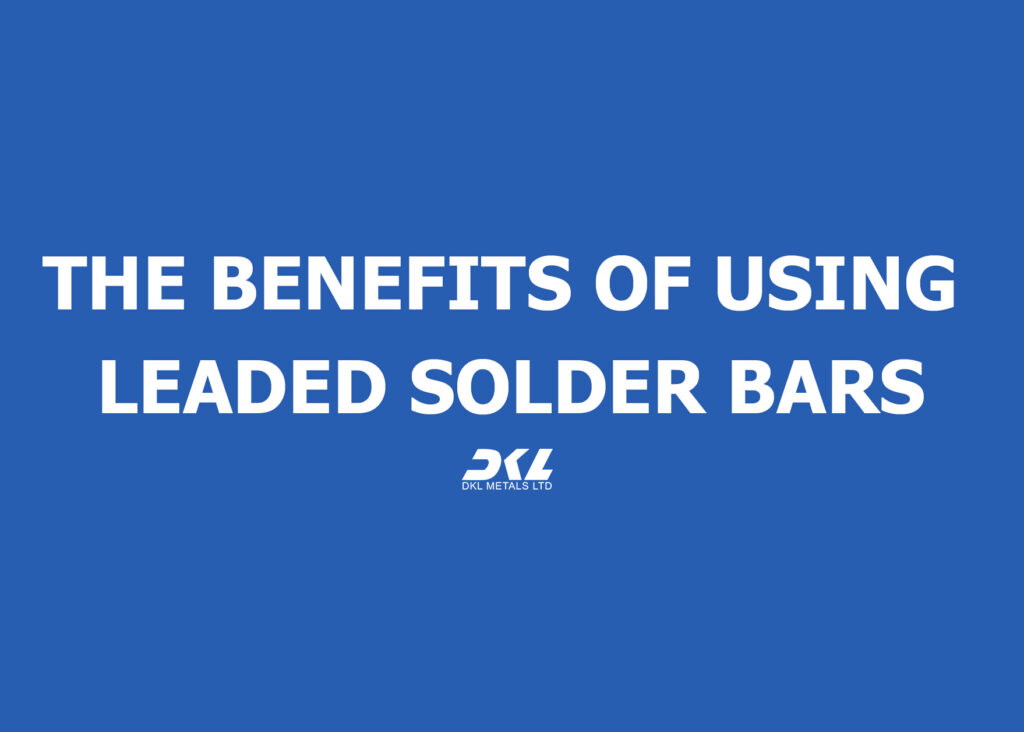 Leaded Solder Bar Benefit